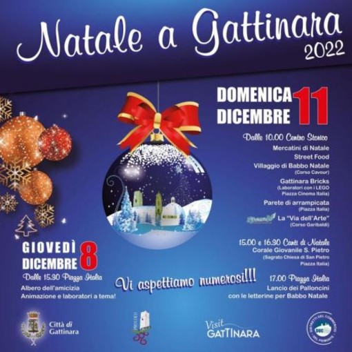 Gattinara: Tutto pronto per il Natale a Gattinara 2022