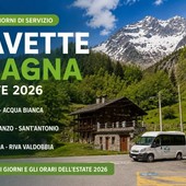 Alagna, tornano le navette estive per raggiungere Acqua Bianca e la Val Vogna Alagna, tornano le navette estive per raggiungere Acqua Bianca e la Val Vogna