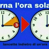 Stanotte torna l’ora solare: lancette indietro di un’ora Stanotte torna l’ora solare: lancette indietro di un’ora