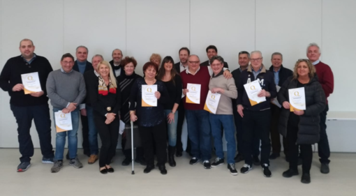 Alcuni degli imprenditori premiati dalla Camera di Commercio con il Marchio di Qualità
