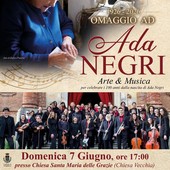 Grignasco rende omaggio ad Ada Negri con arte e musica