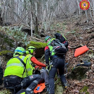 Escursionista soccorso a Postua dopo una caduta di 40 metri
