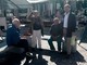 Quarona, Pietrasanta e l’assessore Gallotta tra i cittadini al mercato Quarona, Pietrasanta e l’assessore Gallotta tra i cittadini al mercato
