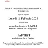 Pap test a Borgosesia con LILT e Croce Rossa: prenotazioni aperte