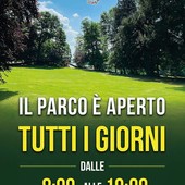 Borgosesia, nuovi orari per il Parco Magni: apertura alle 8 e chiusura alle 19 Borgosesia, nuovi orari per il Parco Magni: apertura alle 8 e chiusura alle 19