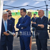 Pedemontana, si parte: al via lavori di costruzione della tratta Masserano-Ghemme: presenti i ministri Salvini e Pichetto FOTO e VIDEO Pedemontana, si parte: al via lavori di costruzione della tratta Masserano-Ghemme: presenti i ministri Salvini e Pichetto FOTO e VIDEO