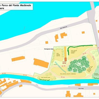 Romagnano Sesia, al via la riqualificazione del Parco del Ponte Medioevale: 589 mila euro dalla Regione Piemonte