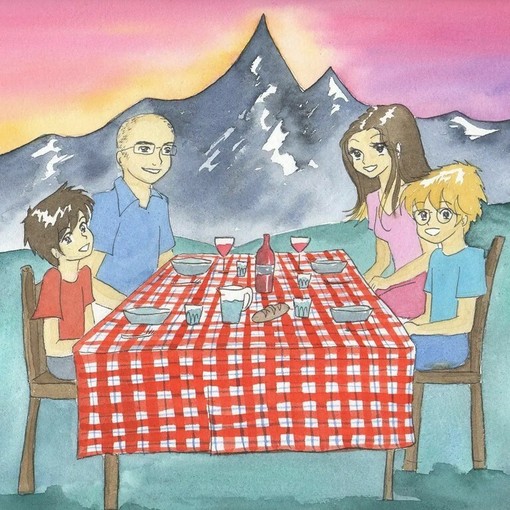 Picnic di Pasquetta (disegno di Manuela Fissore)