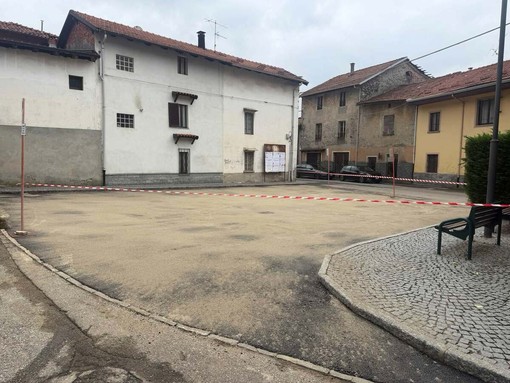 Quarona, riqualificata piazza Don Erminio Ragozza con un intervento da circa 20mila euro