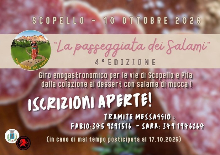 A Scopello una giornata tra gusto e territorio con la “Passeggiata dei Salami” A Scopello una giornata tra gusto e territorio con la “Passeggiata dei Salami”