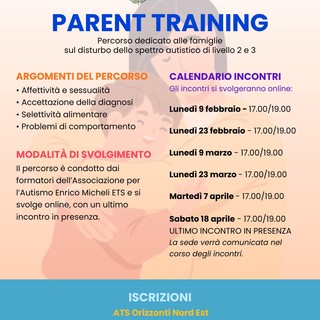 Parent Training per famiglie con figli nello spettro autistico: percorso gratuito promosso dal Consorzio C.A.S.A.