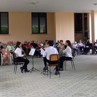 Serravalle, il talento dei giovani musicisti per gli ospiti della Casa di Riposo