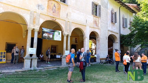 Coggiola, processione al Santuario del Cavallero: molti fedeli in Valsessera  (foto di Mattia Baù e Ermanno Orsi per newsbiella.it)