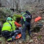 Escursionista soccorso a Postua dopo una caduta di 40 metri