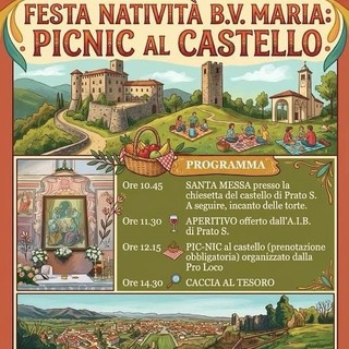 Prato Sesia, una domenica al castello tra festa della Madonna, picnic e caccia al tesoro