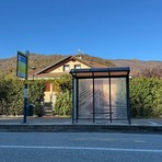 Quarona: Nuova pensilina alla fermata dell’autobus in zona Gibellino Quarona: Nuova pensilina alla fermata dell’autobus in zona Gibellino