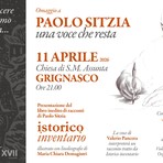 A Grignasco una serata in omaggio a Paolo Sitzia con la presentazione di “Istorico inventario”