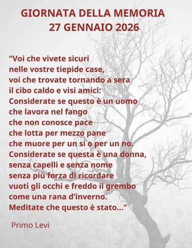 Giornata della Memoria, il messaggio del sindaco Pietrasanta e una rassegna di letture per approfondire Giornata della Memoria, il messaggio del sindaco Pietrasanta e una rassegna di letture per approfondire