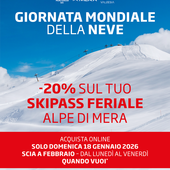 All’Alpe di Mera una giornata sulla neve per tutte le età