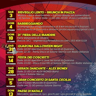 Quarona Eventi, musica e intrattenimento per tutte le età: arriva anche il Brunch in piazza