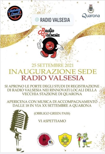 A Quarona la vecchia stazione si trasforma nella nuova sede di Radio Valsesia A Quarona la vecchia stazione si trasforma nella nuova sede di Radio Valsesia
