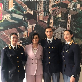 Questura di Vercelli, accolti tre nuovi Commissari della Polizia di Stato