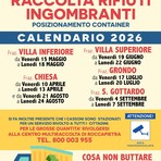 Rimella, nel 2026 torna la raccolta dei rifiuti ingombranti con container nelle frazioni: il calendario