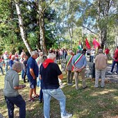 Biellese e Valsesia riuniti in memoria dei caduti di Noveis (foto dalla pagina Facebook di Comune di Valdilana)