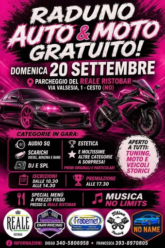 Motori, tuning e veicoli storici: domenica a Cesto un raduno gratuito tra gare e musica Motori, tuning e veicoli storici: domenica a Cesto un raduno gratuito tra gare e musica