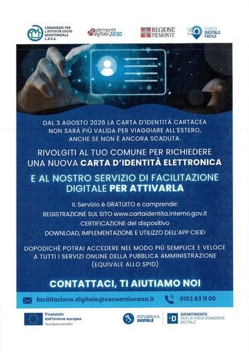 Carta d’identità cartacea, dal 3 agosto non sarà più valida per viaggiare all’estero: il C.A.S.A. attiva un supporto gratuito