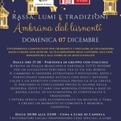 Rassa accende la magia dei Lumi: domenica 7 dicembre torna “Ambruna Dall’lusnenti”