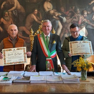 Varallo rende omaggio a Lucio Ratti e Benito Bertaggia: consegnati attestati di stima e riconoscenza