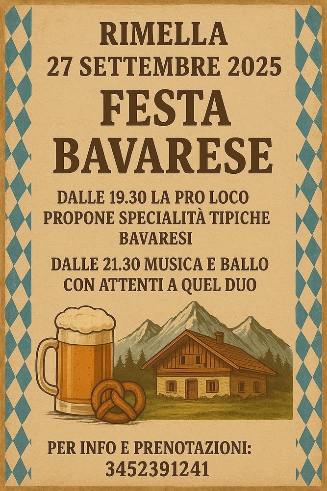 Rimella celebra l’autunno con la Festa Bavarese Rimella celebra l’autunno con la Festa Bavarese
