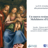 Varallo, il 2 ottobre Palazzo dei Musei presenta il restauro di un dipinto di Melchiorre d’Enrico