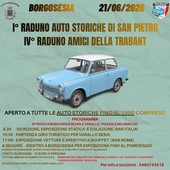 Auto storiche e Trabant protagoniste a Borgosesia con il raduno di San Pietro Auto storiche e Trabant protagoniste a Borgosesia con il raduno di San Pietro