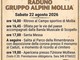 Mollia, il 22 agosto il raduno per i 70 anni del Gruppo Alpini Mollia, il 22 agosto il raduno per i 70 anni del Gruppo Alpini