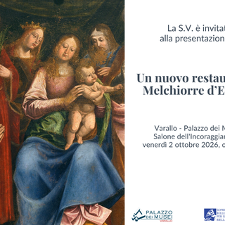 Varallo, il 2 ottobre Palazzo dei Musei presenta il restauro di un dipinto di Melchiorre d’Enrico
