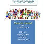 In biblioteca a Romagnano ospite Tiziano Leonardi, si parla della lingua inglese....