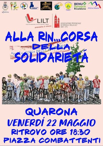 A Quarona la “Rin…corsa della solidarietà” a sostegno della Lilt