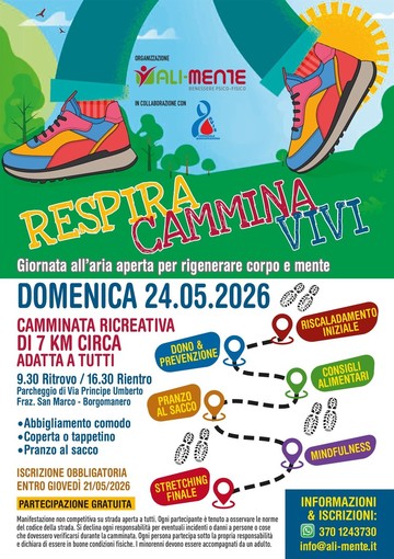 A Borgomanero “Respira, cammina, vivi”: una giornata all’aria aperta per corpo e mente