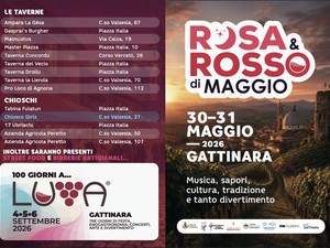 Rosa & Rosso di Maggio, Gattinara prepara due giorni di festa tra musica, sapori e tradizione Rosa & Rosso di Maggio, Gattinara prepara due giorni di festa tra musica, sapori e tradizione