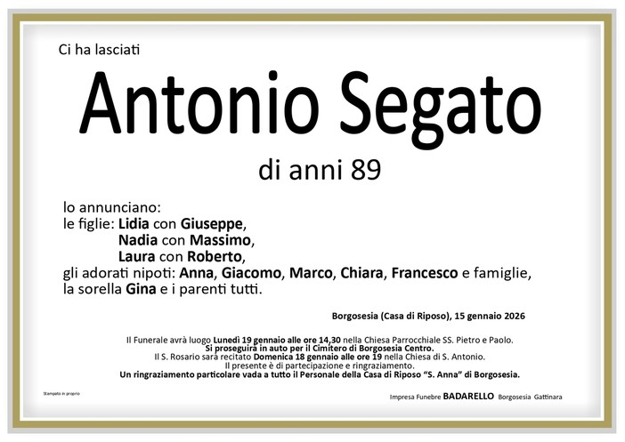 Antonio Segato