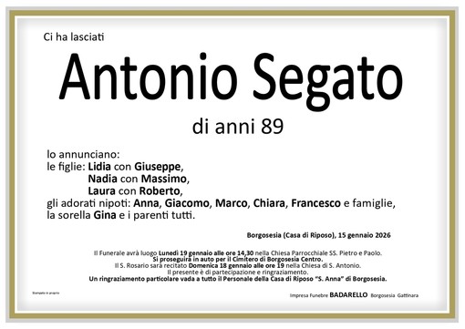 Antonio Segato