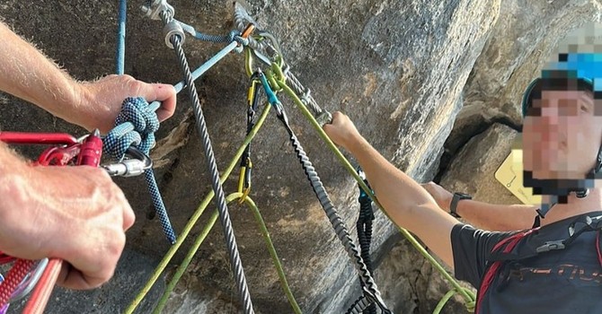 Soccorso sulla ferrata della Falconera: due escursionisti stremati riportati in sicurezza dal Soccorso Alpino Soccorso sulla ferrata della Falconera: due escursionisti stremati riportati in sicurezza dal Soccorso Alpino
