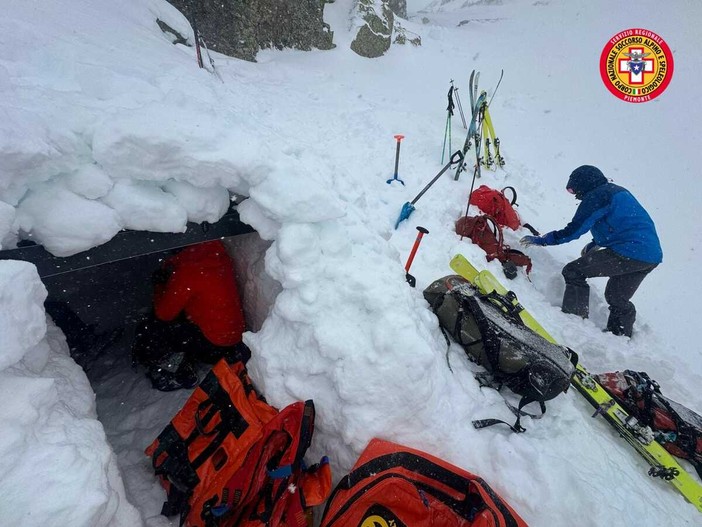 Dal Nord/Ovest, Pontechiale: scialpinista soccorso tra neve e maltempo Dal Nord/Ovest, Pontechiale: scialpinista soccorso tra neve e maltempo