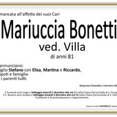 Mariuccia Bonetti, ved. Villa