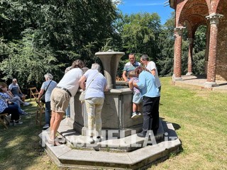 Portula, grande partecipazione alla festa di Rossiglione nel santuario mariano FOTO e VIDEO Massimo Giacobbe per newsbiella.it
