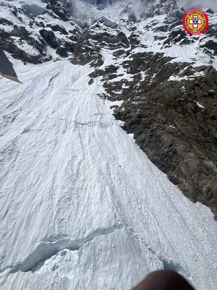 Tragedia sul Monte Rosa: morto lo scialpinista precipitato nel canalone Marinelli