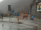 Smottamento in alta Valsessera, chiude l'accesso dalla rotonda sulla SP72 Borgosesia-Crevacuore (foto dalla pagina Facebook di Provincia di Vercelli)