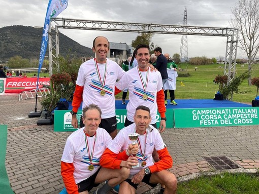 Tre borgosesiani Campioni Italiani Staffetta Cross